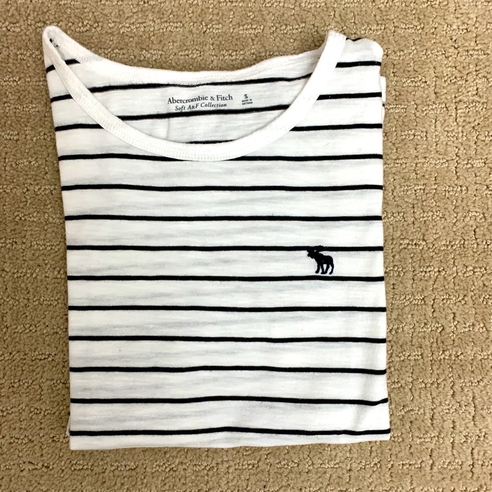 Icon striped crew tee